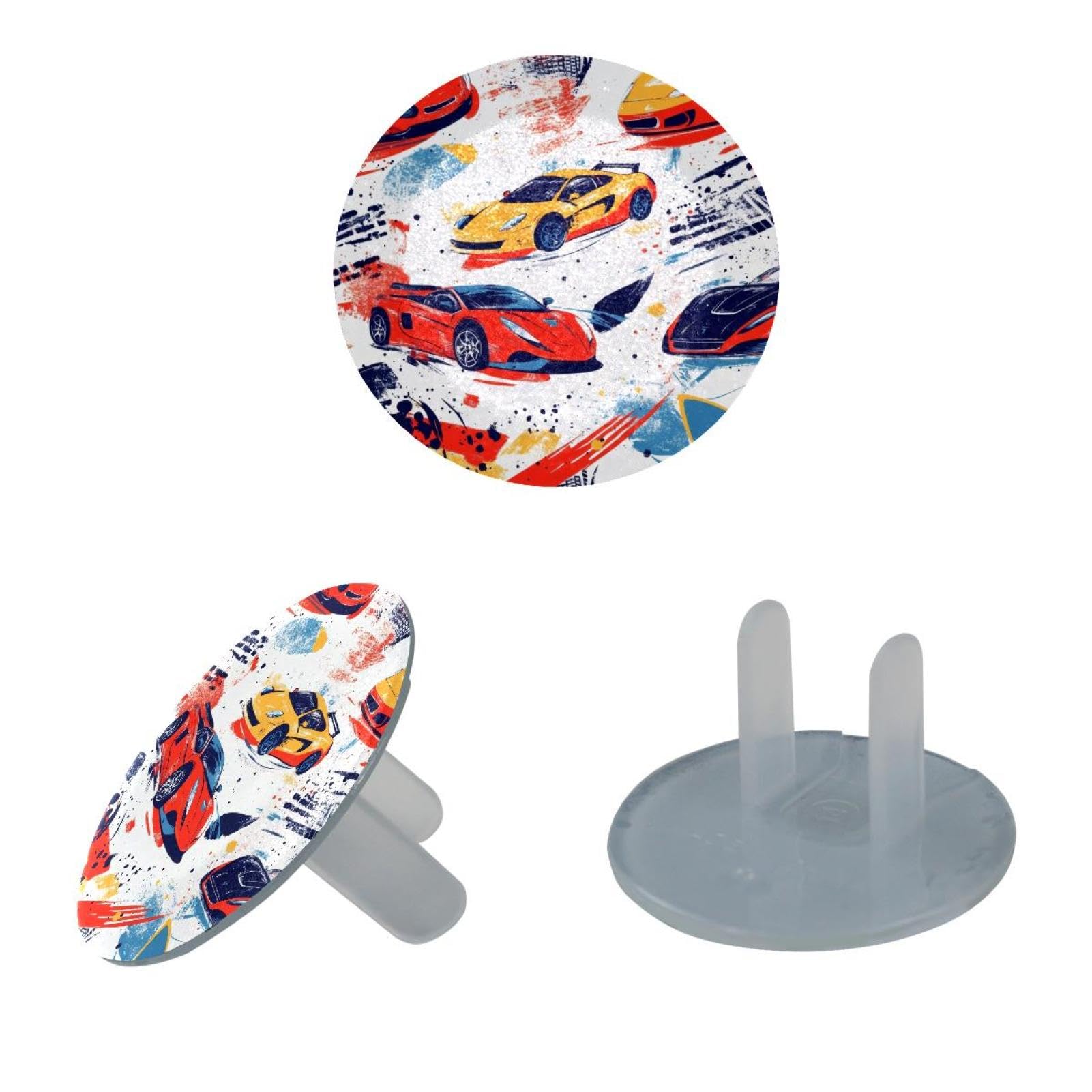 24 Pieces Car Outlet Covers Baby Child Proofing Electrical Safety Socket Protection Caps