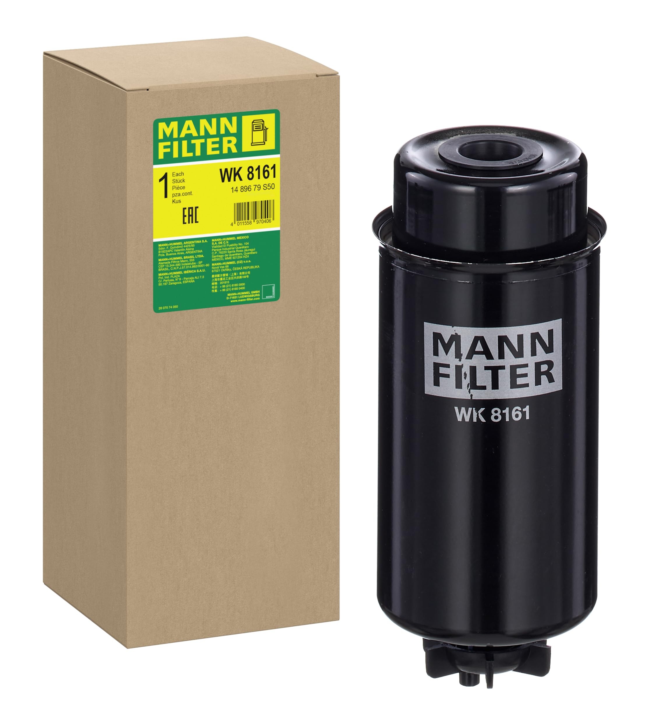 MANN-FILTER WK 8161 Kraftstofffilter - für Off-Highway Anwendungen