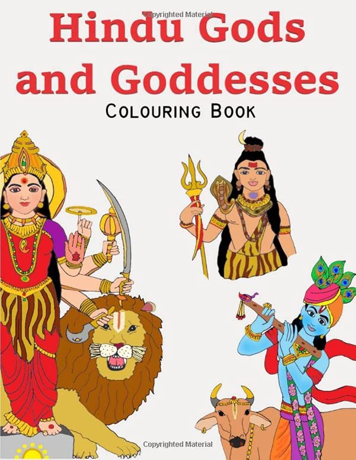 Hindu Gods and Goddesses Colouring Book