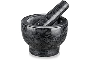 Velaze Marble and Mash: Uncover Culinary Delights with Our Mortar and Pestle Set