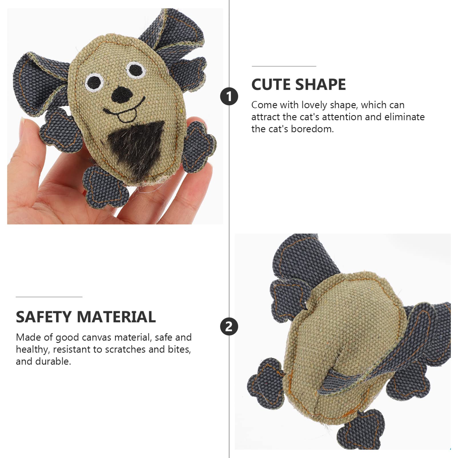 minkissy 15 Piezas Juguete para Gatos Divertidos Juguetes molares de Gatitos encantadores Juguetes para Gatos Juguetes para Perros pequeños Juguetes para Mascotas Resistentes a mordeduras