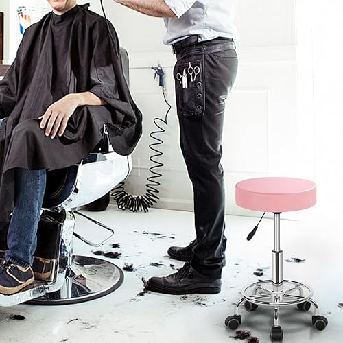 Miniatura 7 de Yaheetech Mesa de masaje de aluminio con taburete rodante, 3 secciones, cama de pestañas, camas de spa y silla de salón ajustable, cama de masaje,