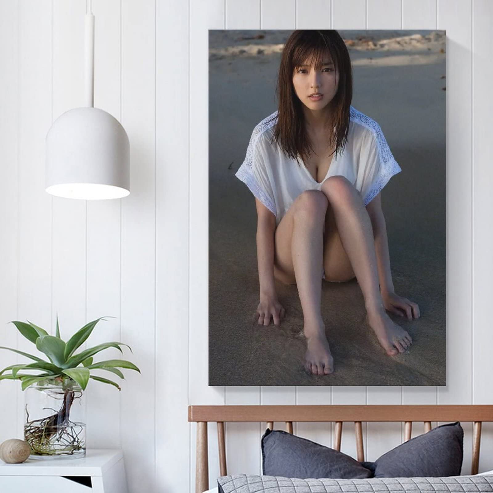 Amazon.co.jp: 装飾画 真野恵里菜 ポスター キャンバスアートポスター