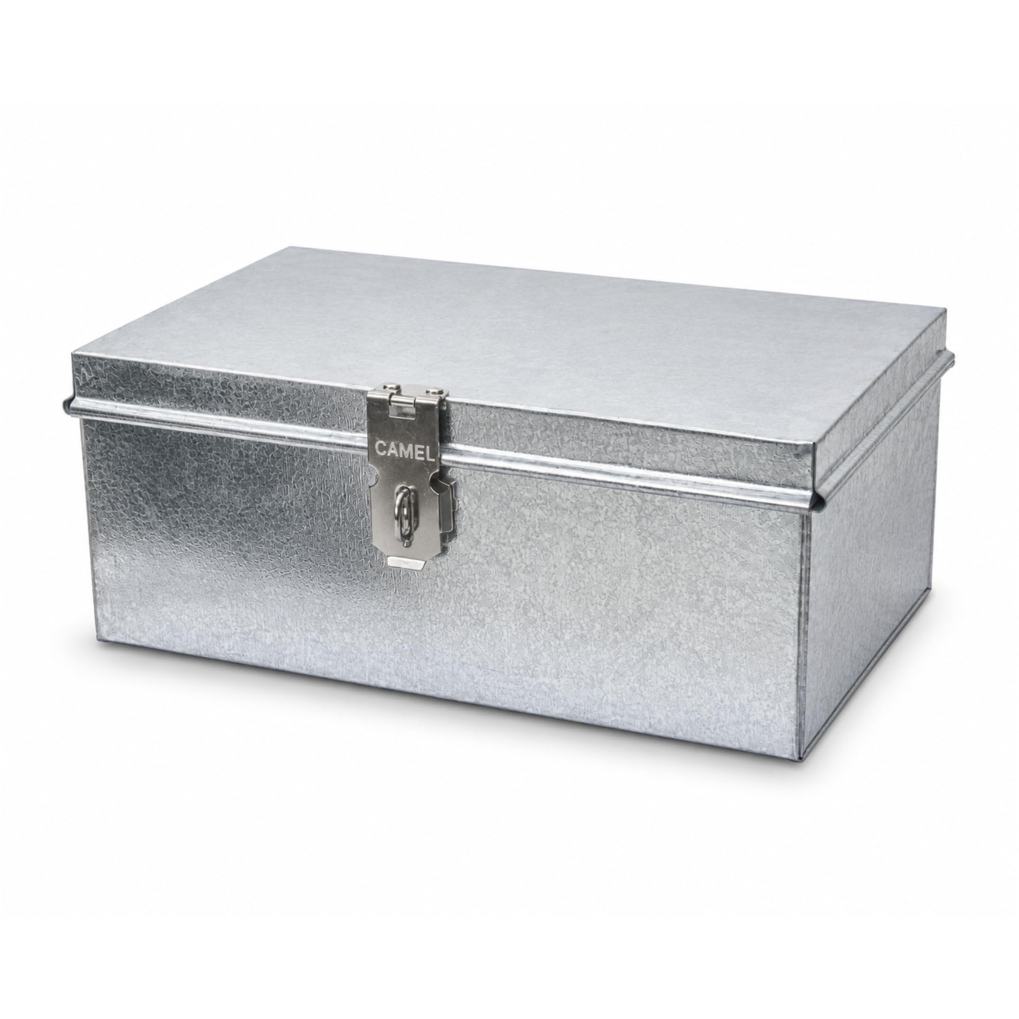 Money Box - Large size Metal Storage Box with Latch/Durable tools Box/-image-42