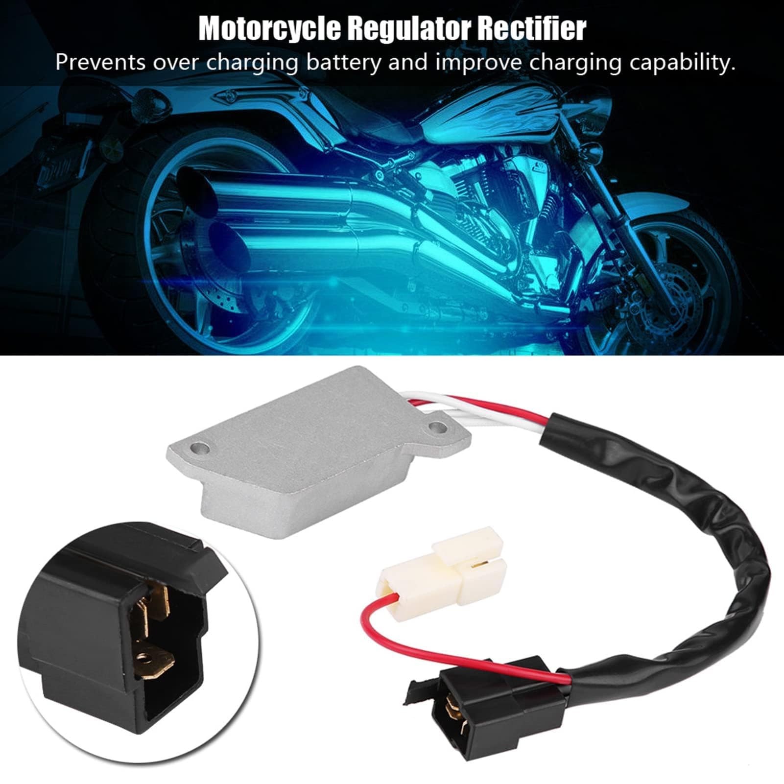 Prostownik Regulatora Motocykla, Prostownik Regulatora Napięcia Motocykla dla XV 535 XV535 VIRAGO 1987 do 1996 XV750 XV 1100 V