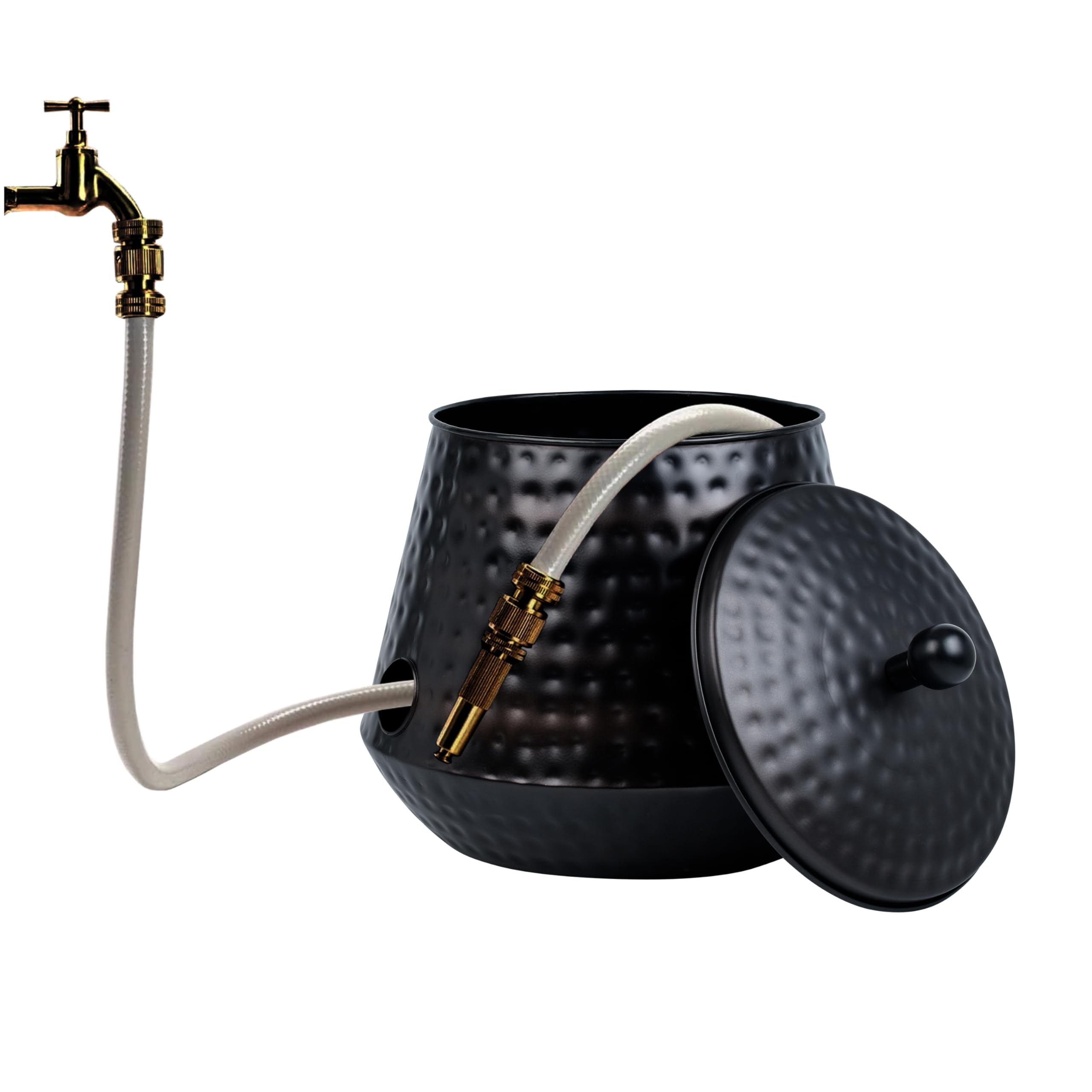 Hose Container With Lid 2850 Turtle Hose Pot – Florence & New