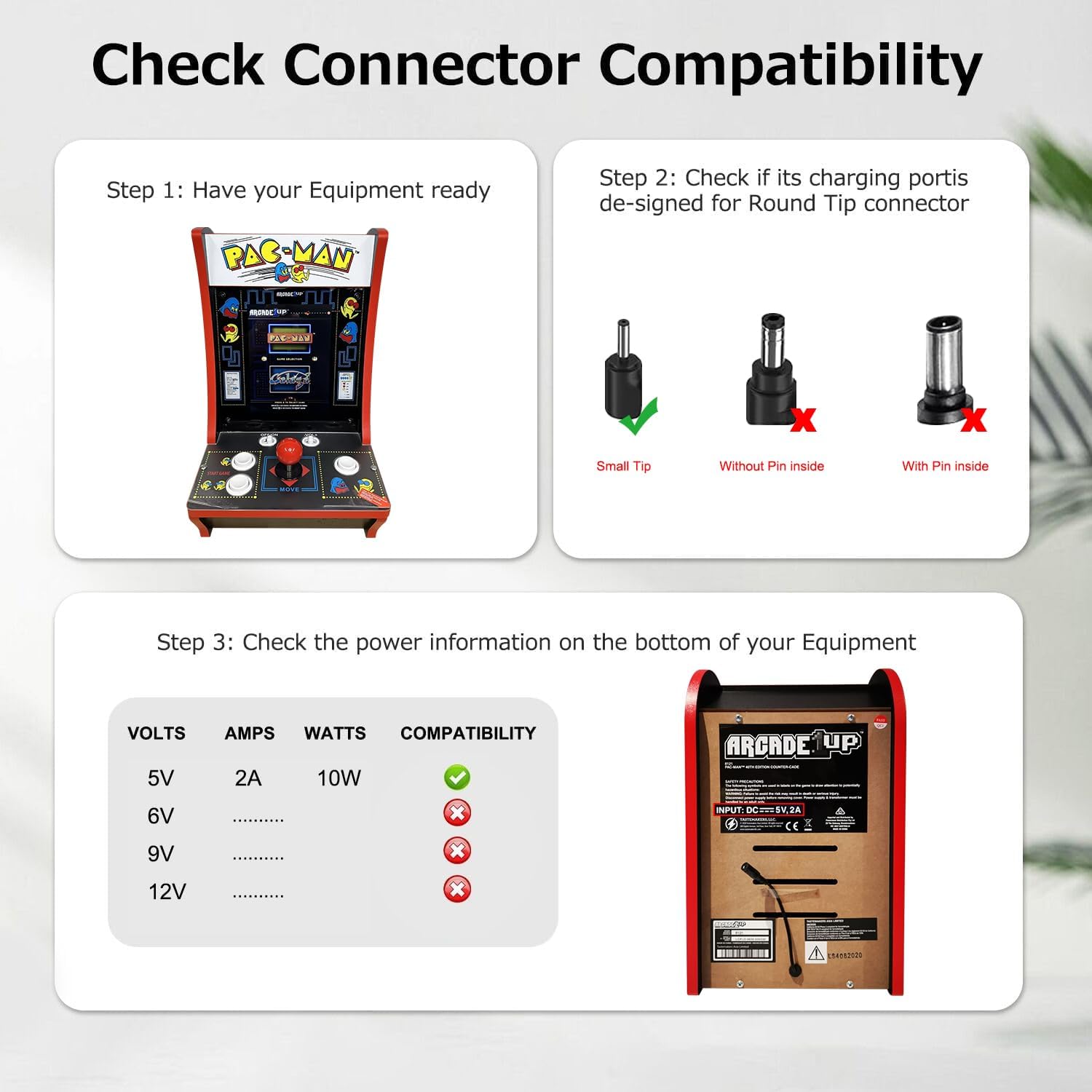 Compatibility Check for HKY 5V AC/DC Adapter