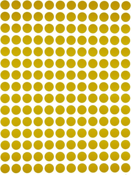 15 Fogli/pacco Etichette A Punti Rotondi Da 6mm Adesivi Autoadesivi Fornore Di Scuole Per Ufficio Adesivi A Punti Circolari 15 Colori