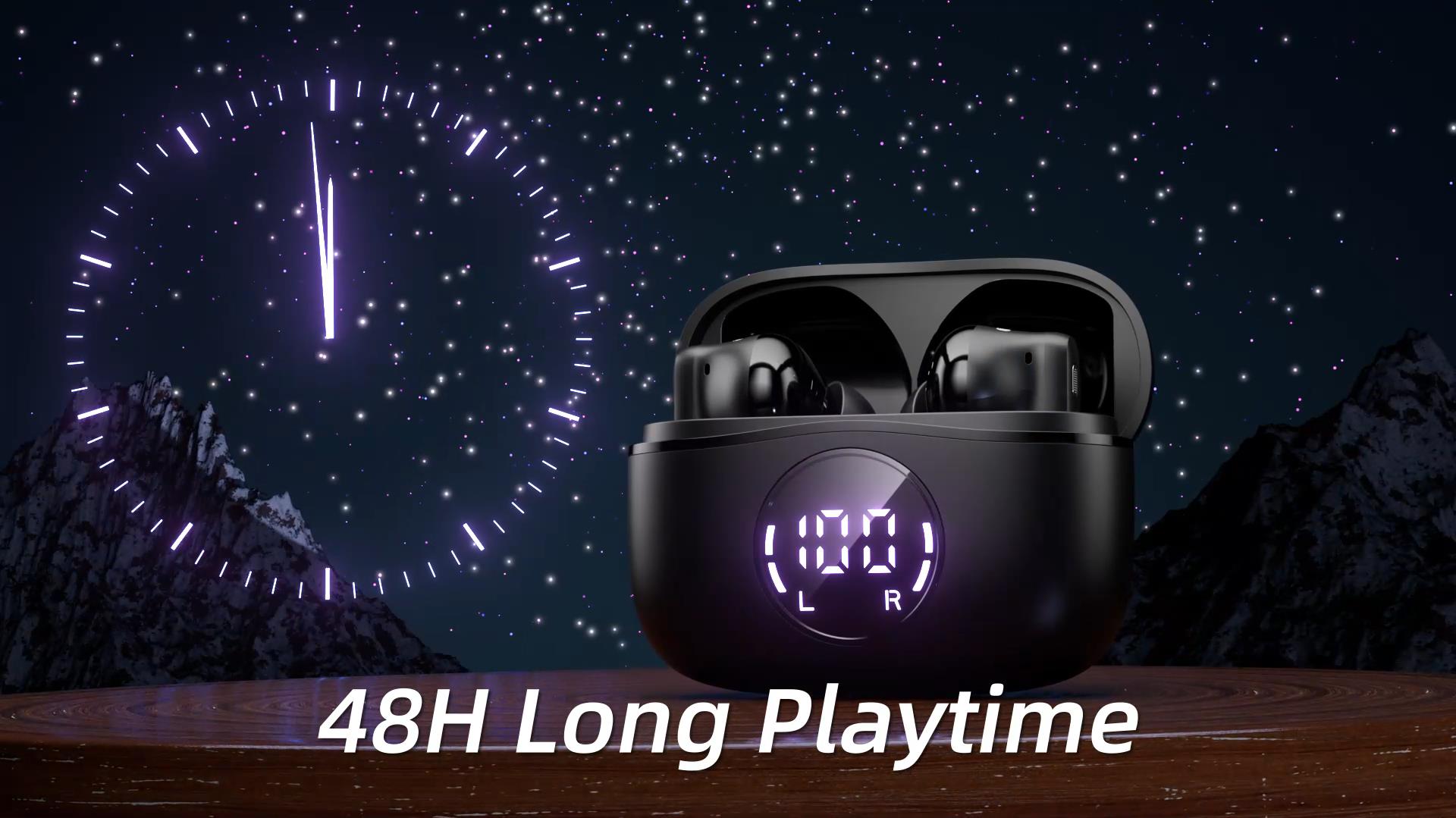 Dくん Wireless Earbuds, Bluetooth 5.4 Ear Buds with