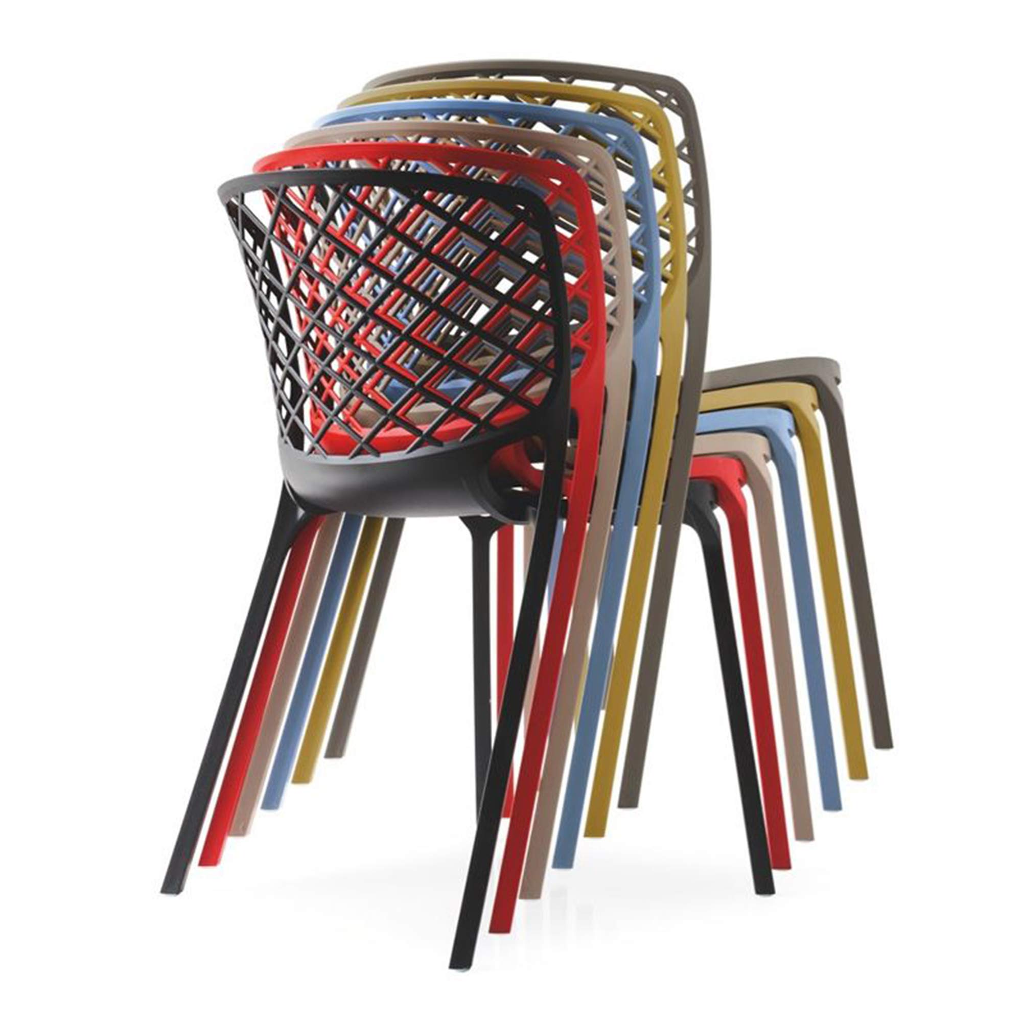 CONNUBIA Gamera Nylon Chair - Set of 2 - Available in 7 Colours