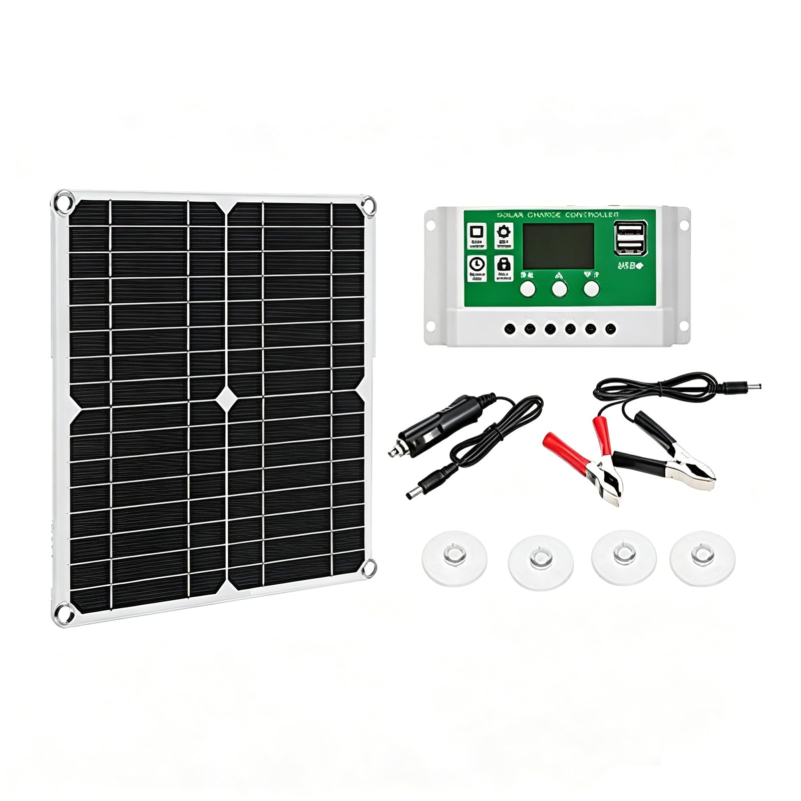 Kit panneau solaire flexible 12W à haut rendement de conversion - 8