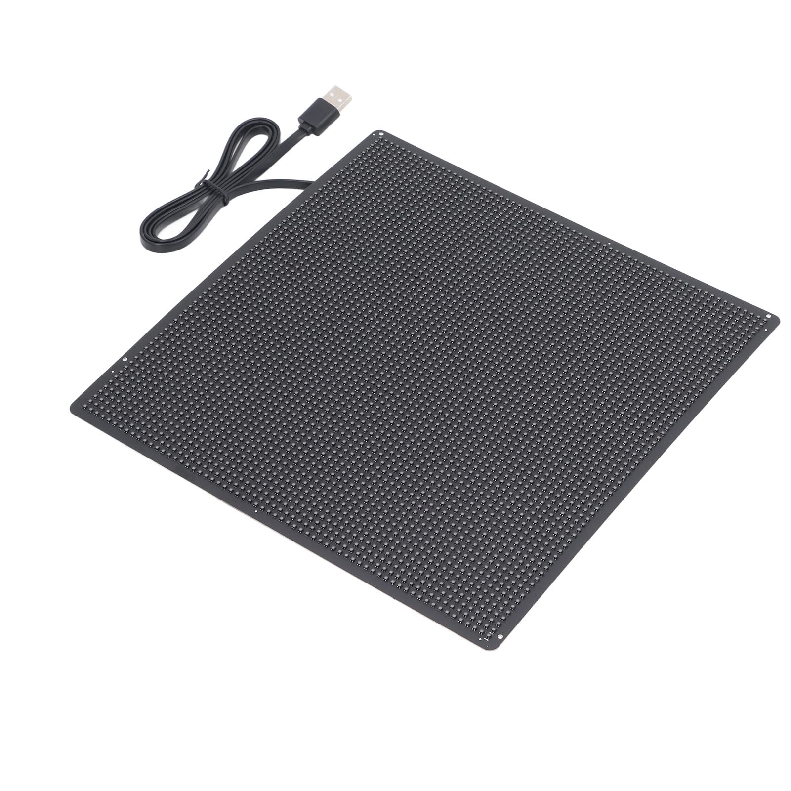 Hyuduo Ekran Wyświetlania LED, Interfejs USB, Kontrola Aplikacji, 64x64 Programowalny Znak LED, dla Znaków Odblaskowych, Nazw, Odznaki