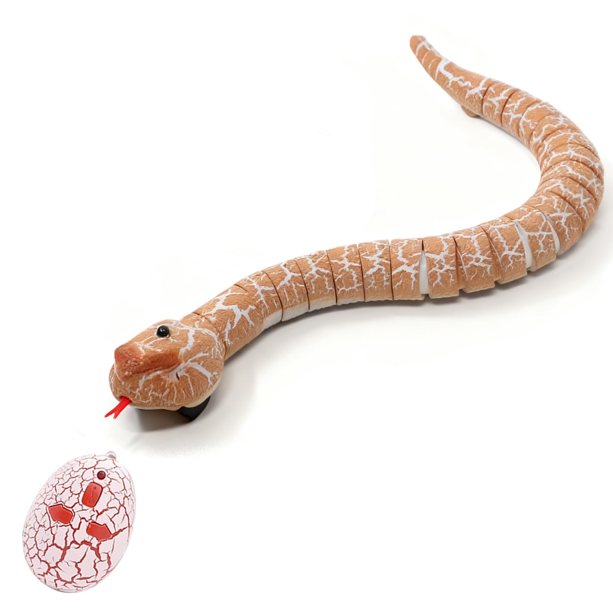 Whizant Remote Control Snake Toy for Kids (Orange)