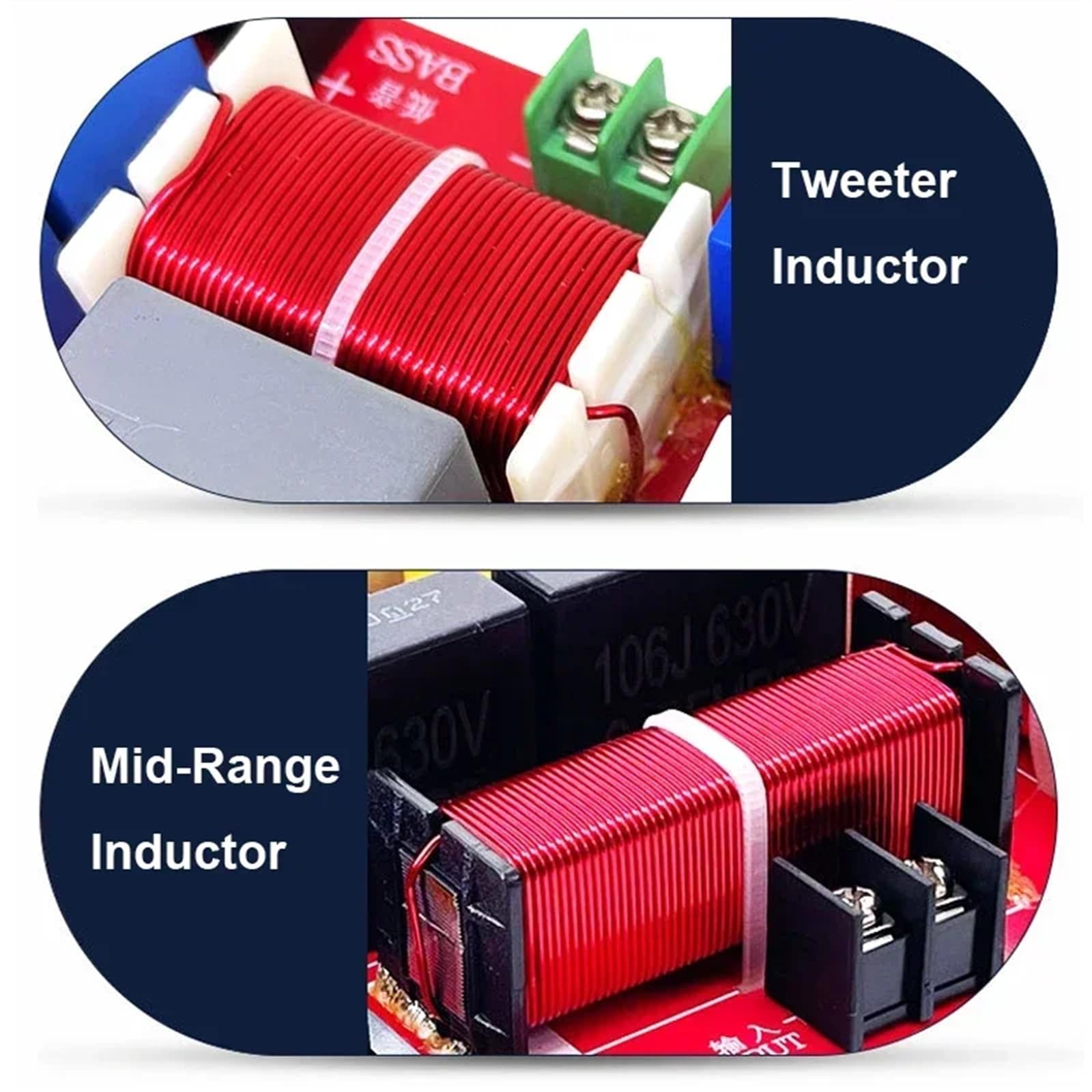 Amazon.com: Doversky 2PCS 4 Way 450W Stage Speaker Crossover