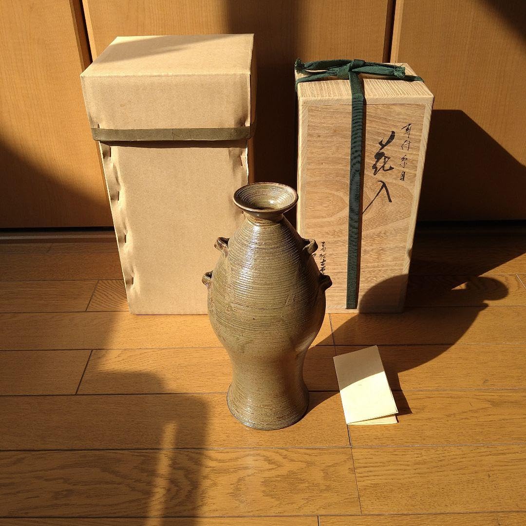 Amazon.co.jp: 花入 耳付糸目 古曽部焼 : おもちゃ