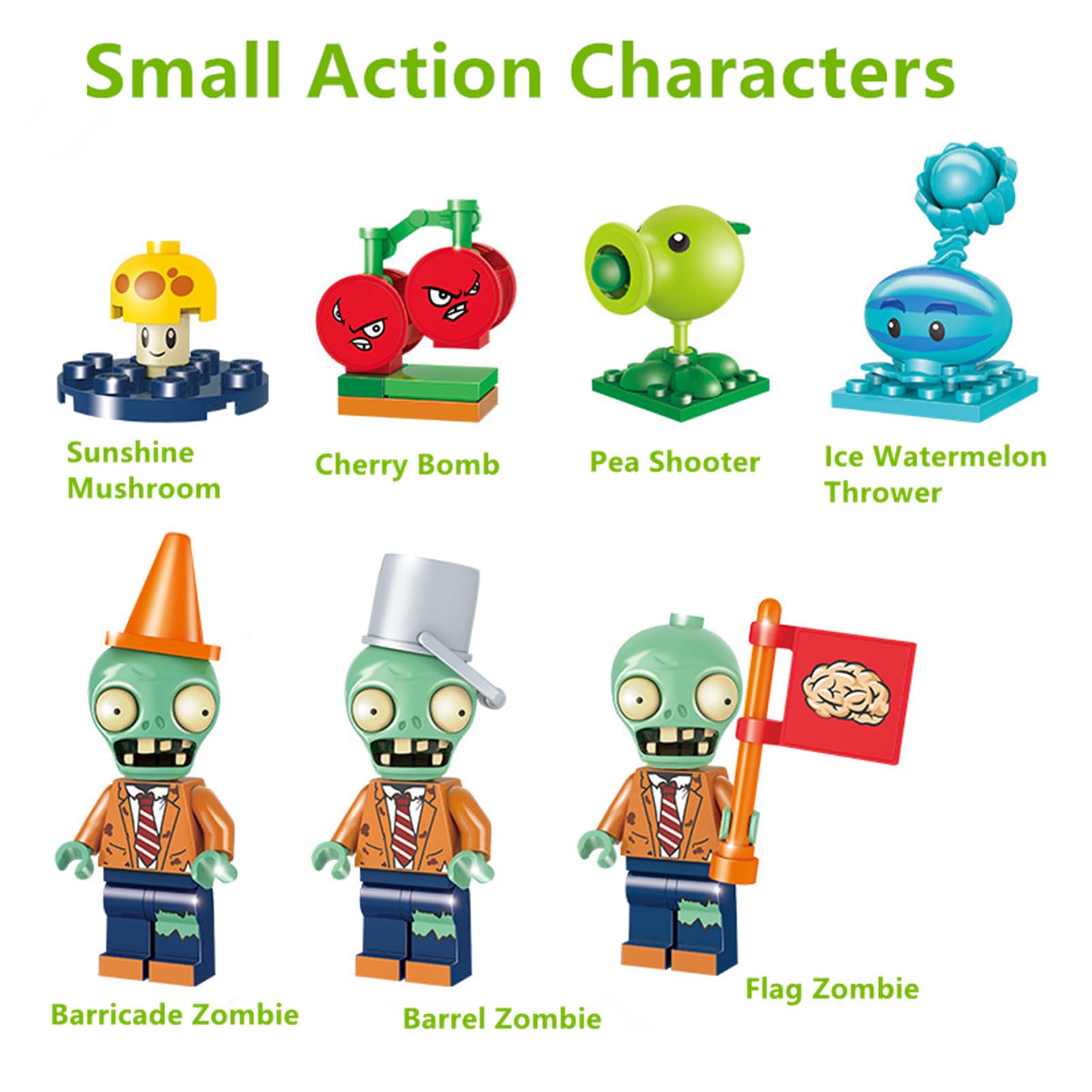 Amazon.com: JHESAO Plants and Zombies Toys Conehead Zombies