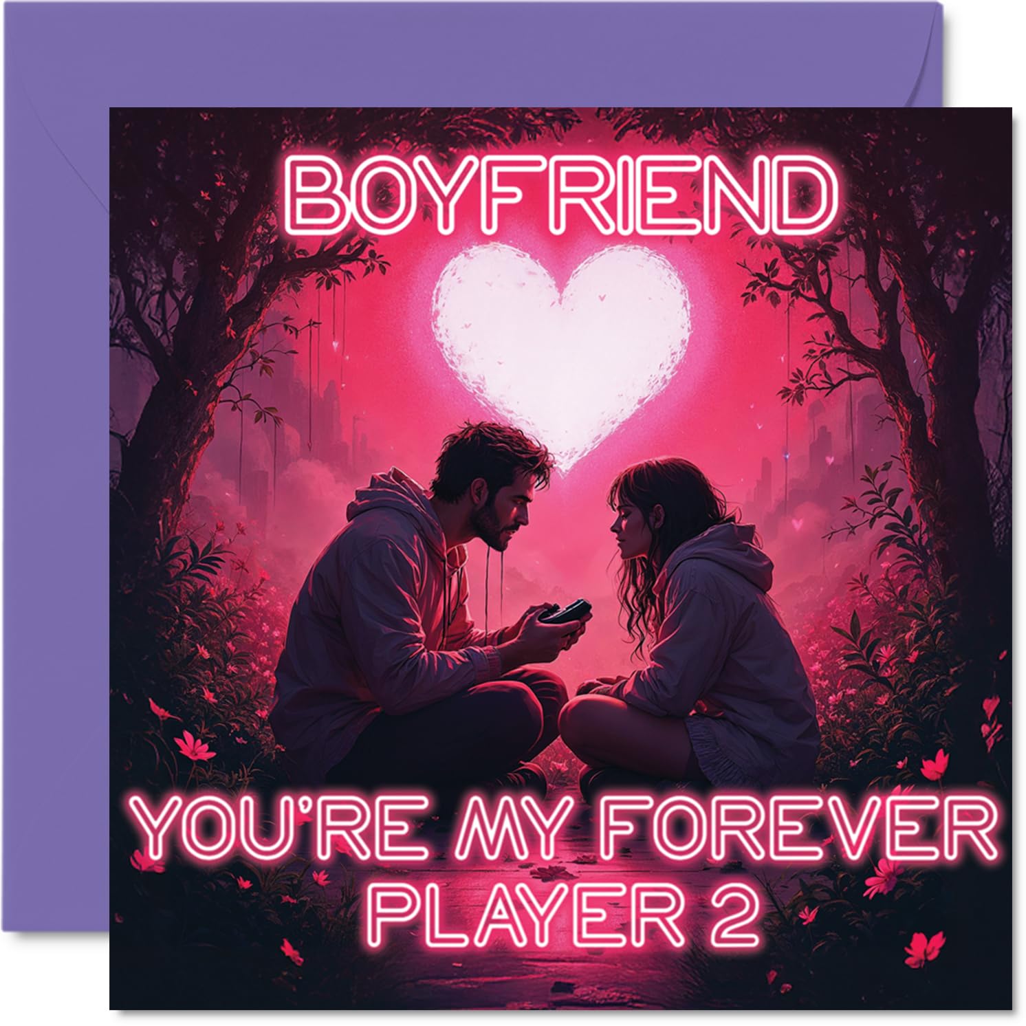 Stuff4 Boyfriend Anniversary Card, My Forever Player 2, 145mm