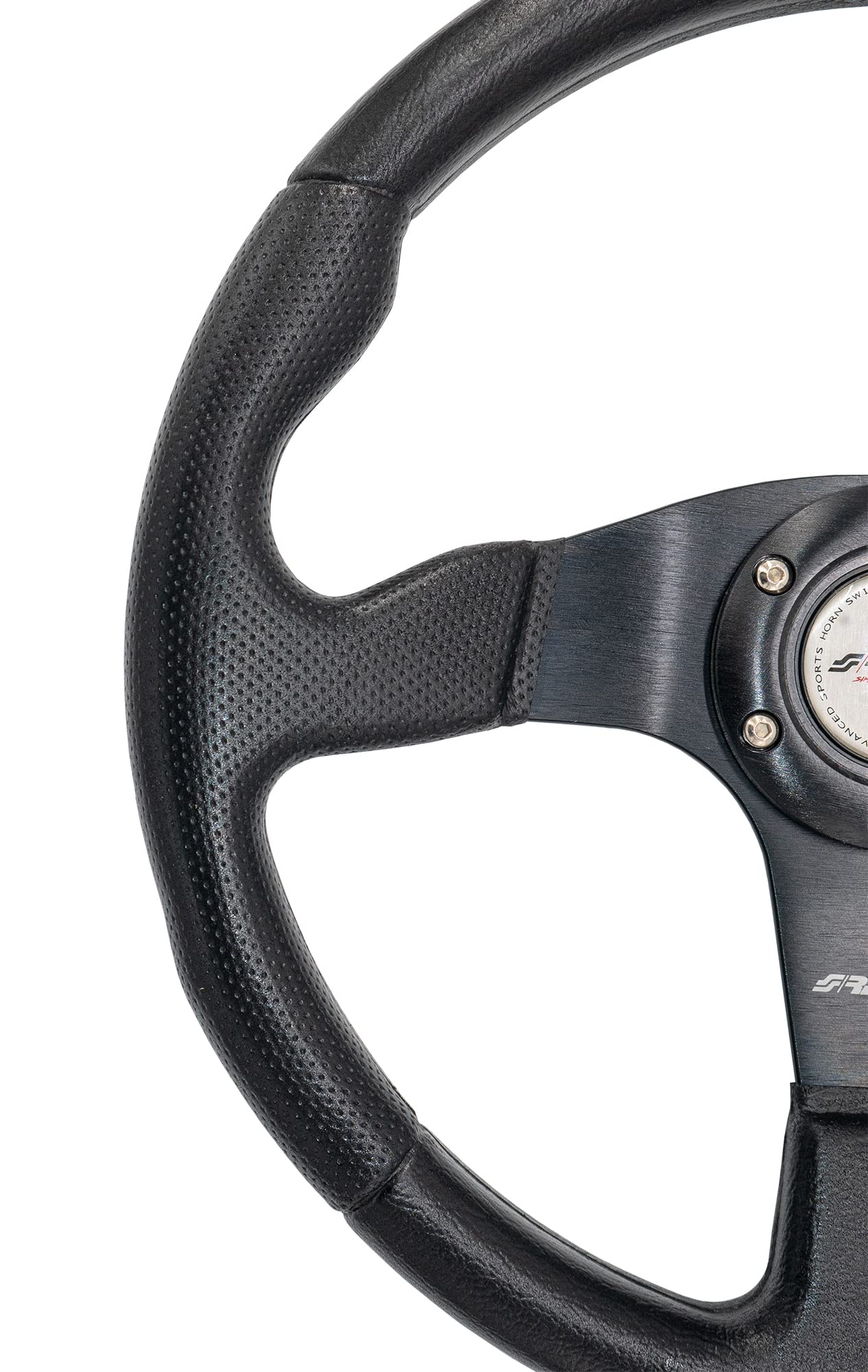 Simoni Racing Volante Deportivo Match 350mm - Negro PU