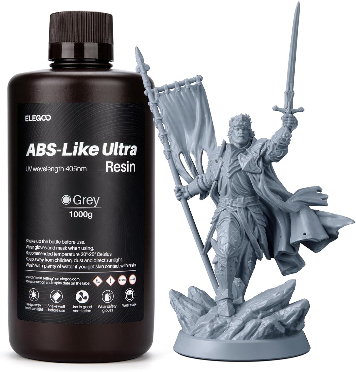 ELEGOO ABS-Like Ultra Resin Grey 1000g