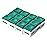 GSE Games & Sports Expert 12-Pack Billiard/Pool Cue Chalks, Billiard Pool Table Accessories for Home/Tournament Use (Green)