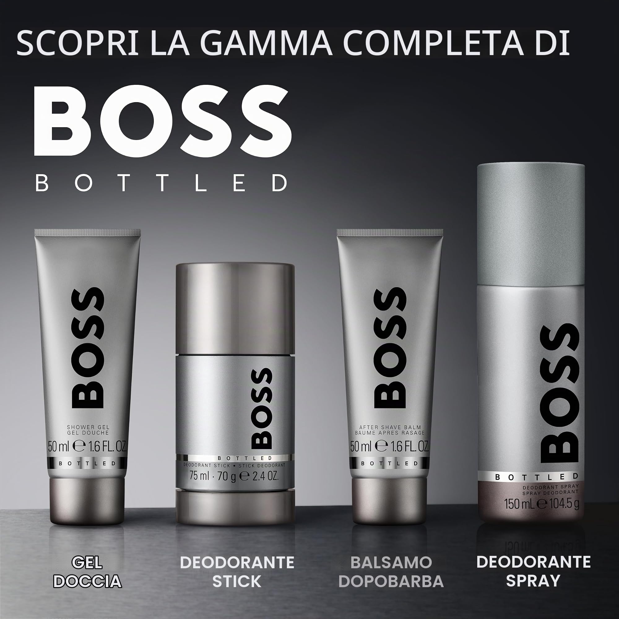 Hugo Boss Hugo Deodorante Stick, Uomo, 75 ml, 70 gr