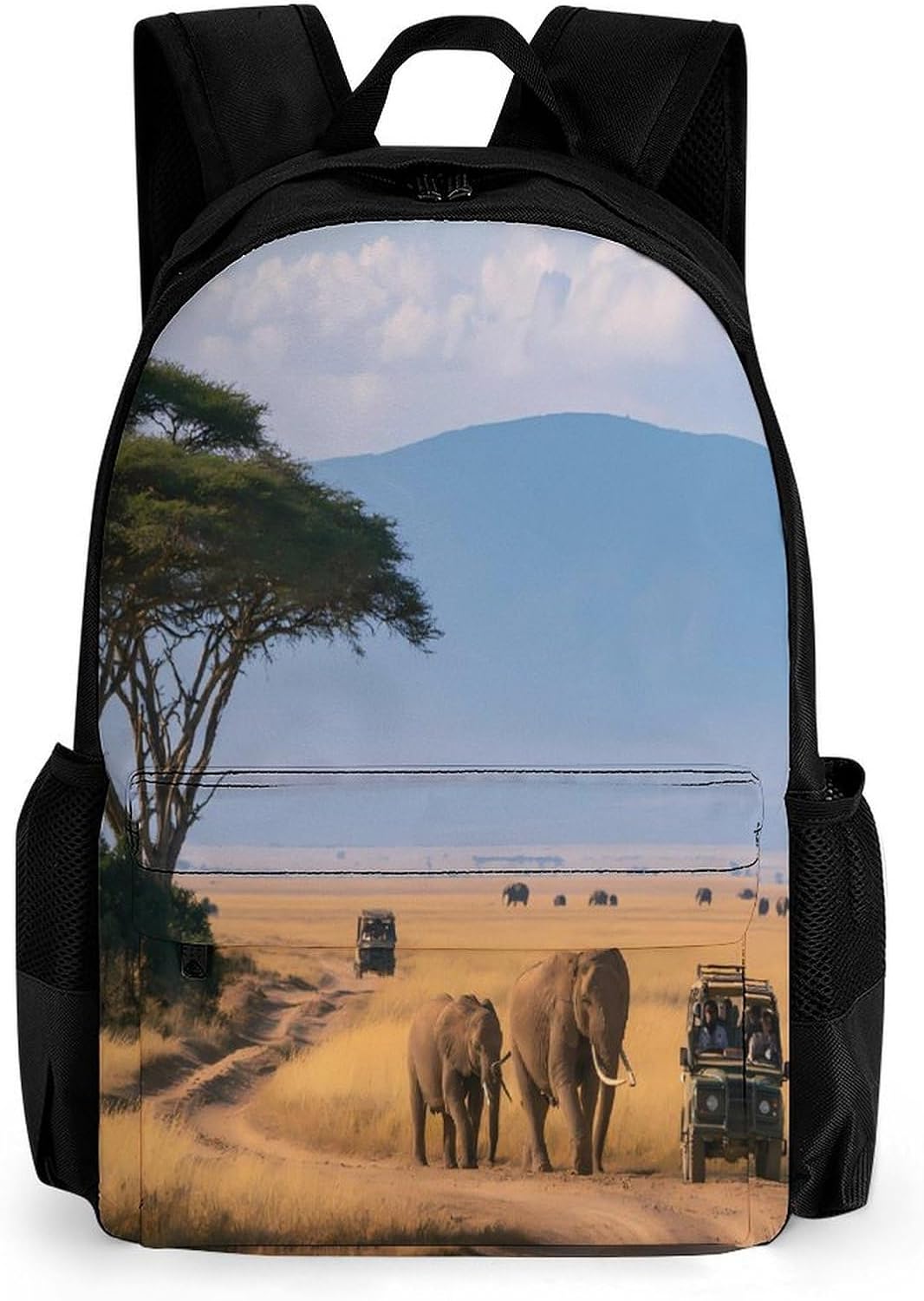 African Savannah Elephants Backpack Lightweight Backpacks Work Bag