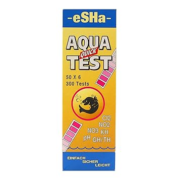 eSHa Quick Test Aquarium Water 5 in 1 Test Strips x 50