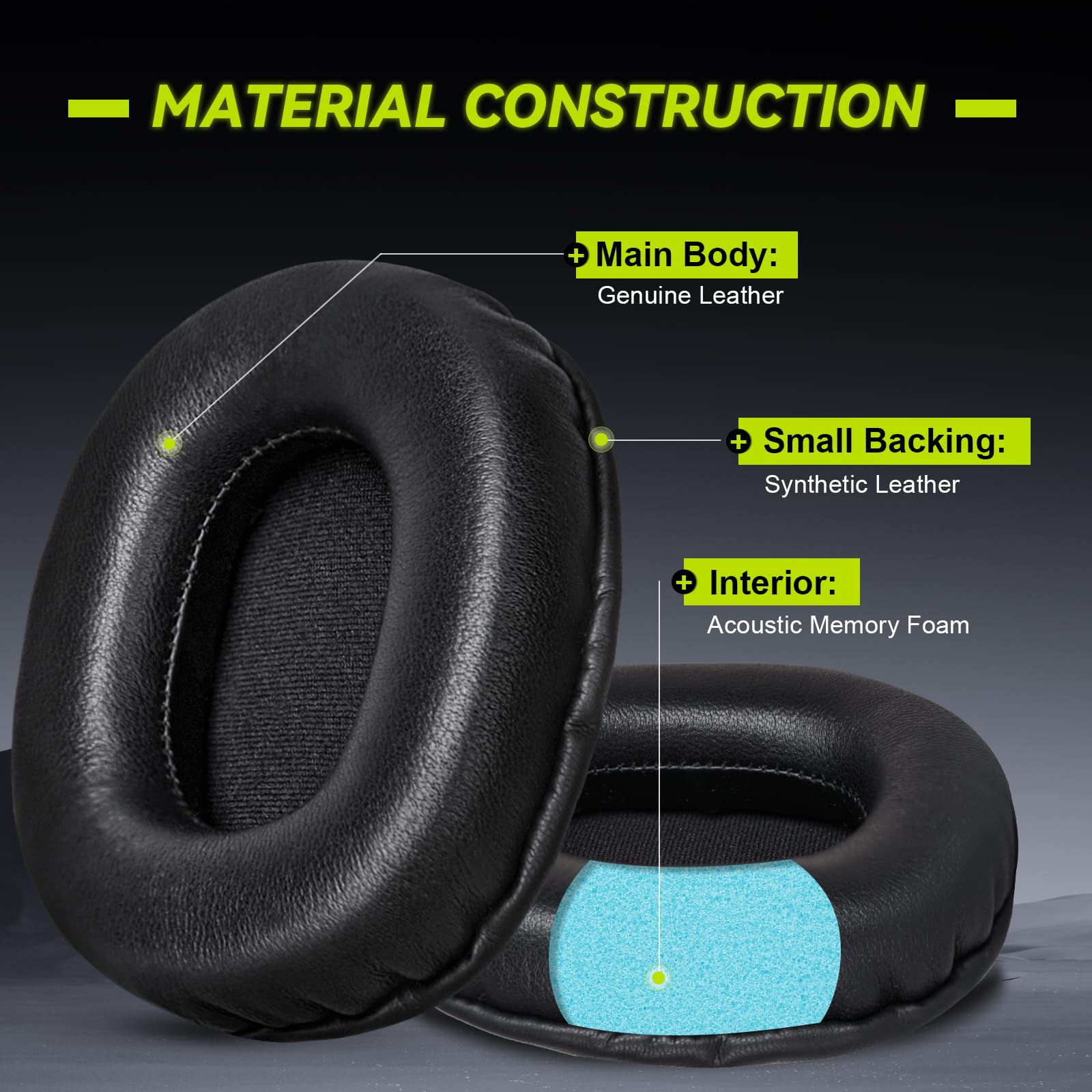 Amazon | Aurivor イヤーパッド 交換用 オーディオテクニカ ATH-M50X