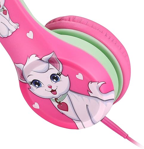 Miniatura 10 de Auriculares infantiles para niños pequeños, volumen limitado.(verde)