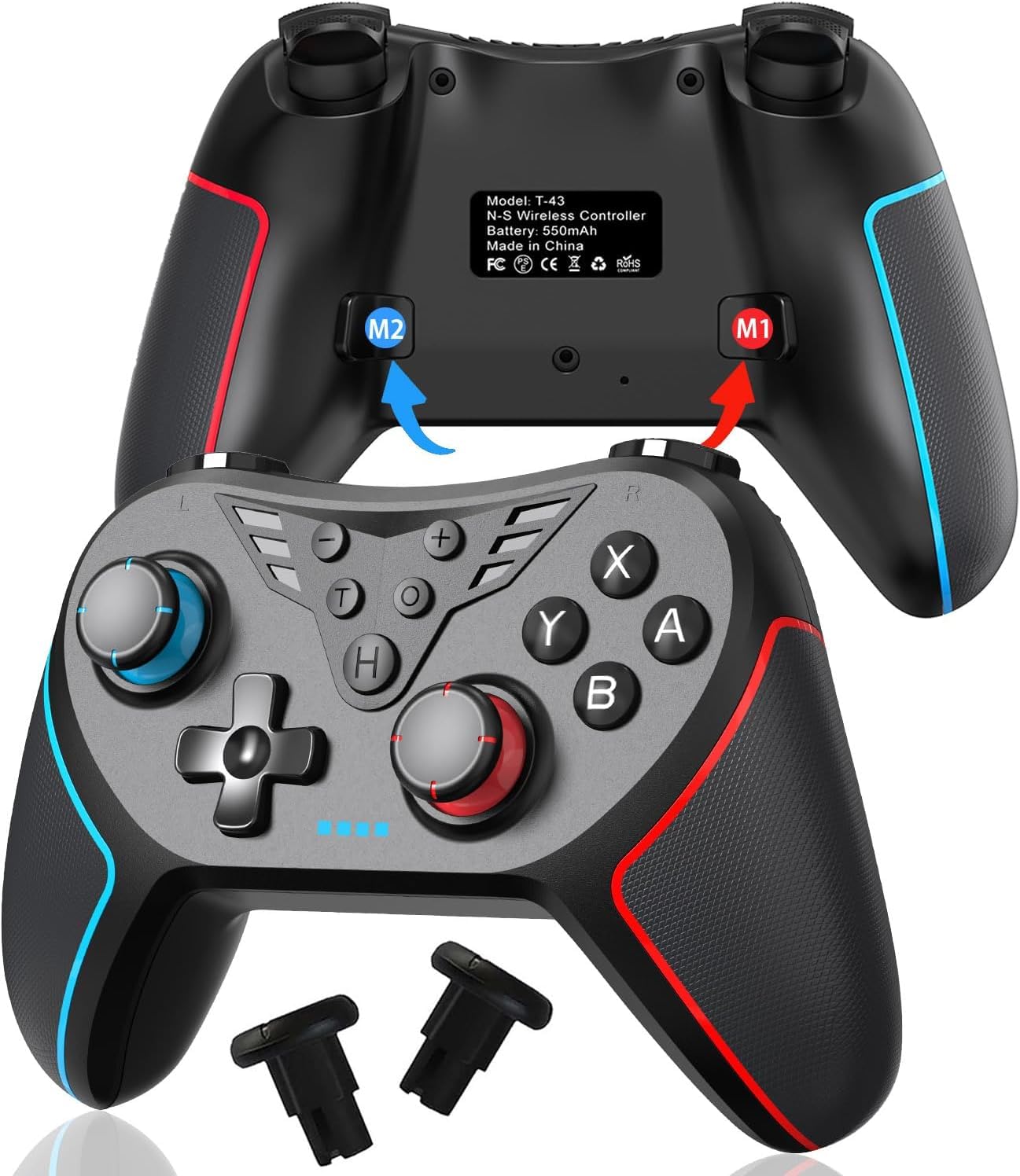 Amazon.co.jp: Switch用 コントローラー PC コントローラー マクロ機能