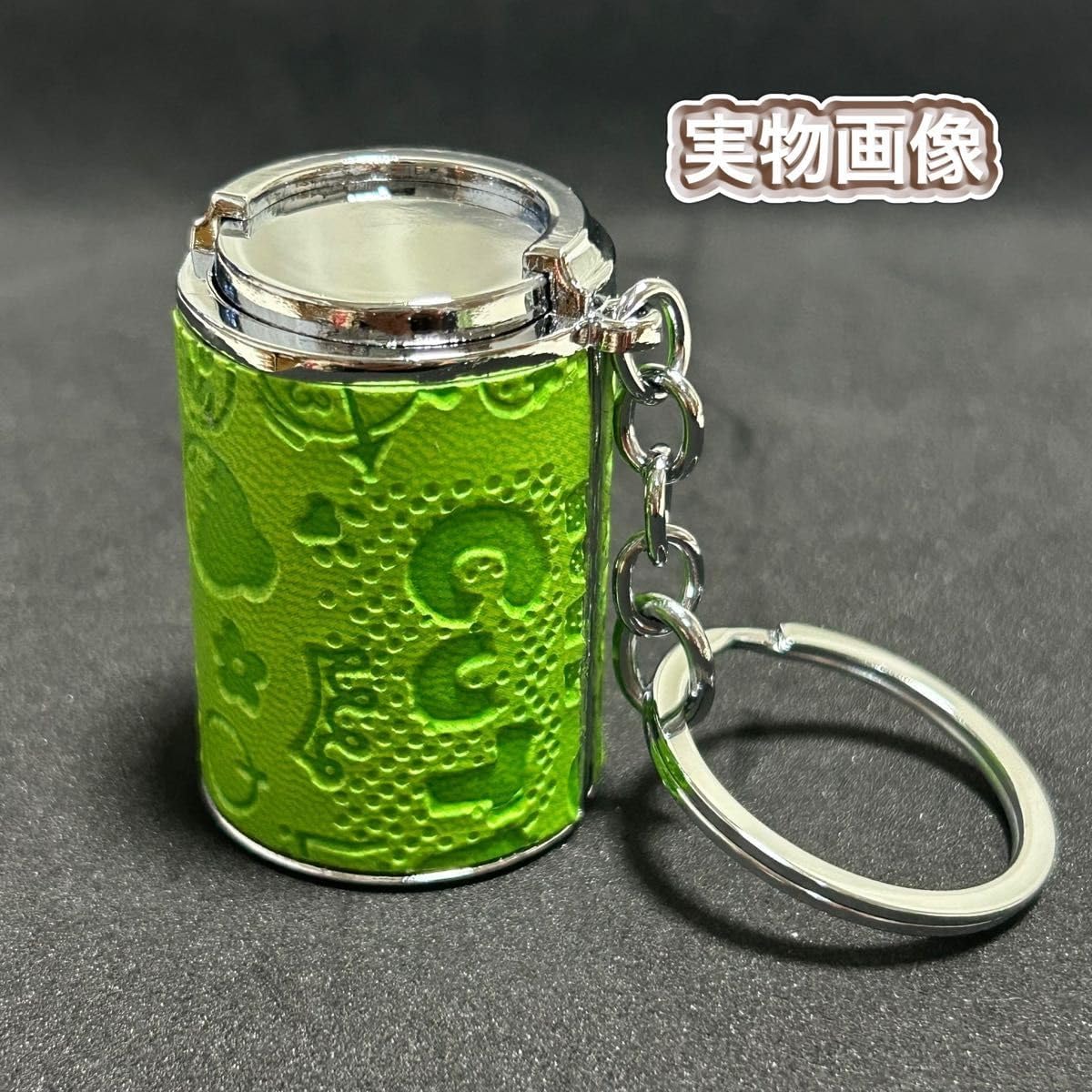 3個セット コインホルダー コインケース バネ式 キーホルダー レトロ コインシリンダー 水色 黄色 黄