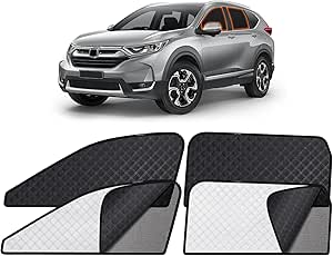 XCBYT Car Window Shades For 2017-2022 CRV, Suede Fabric Car Window - View #11