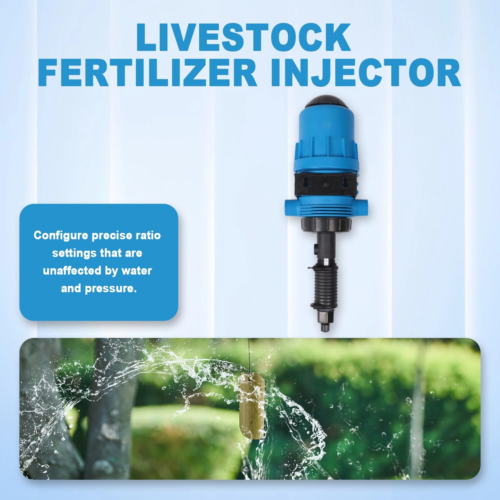 Pompa per Fertilizzante Pompa di Dosaggio Ad Acqua Miscela Iniettore Chimico Dosatore Proporzionale Miscelatore Liquido Concime per Bestiame