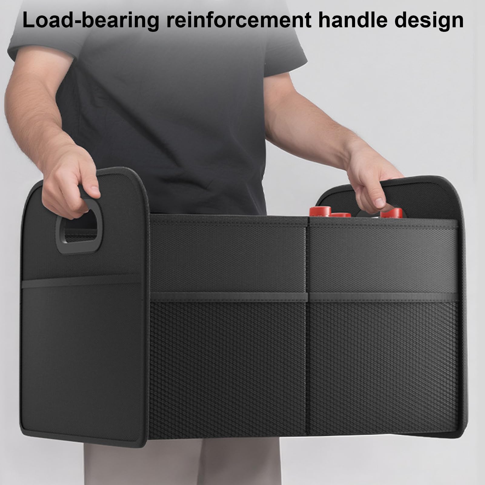 Organizer Bagażnika Samochodowego Składany Pojemnik Na Przechowywanie W | Wodoszczelny Pojemnik z Przegrodami na Podróże i Dojazdy