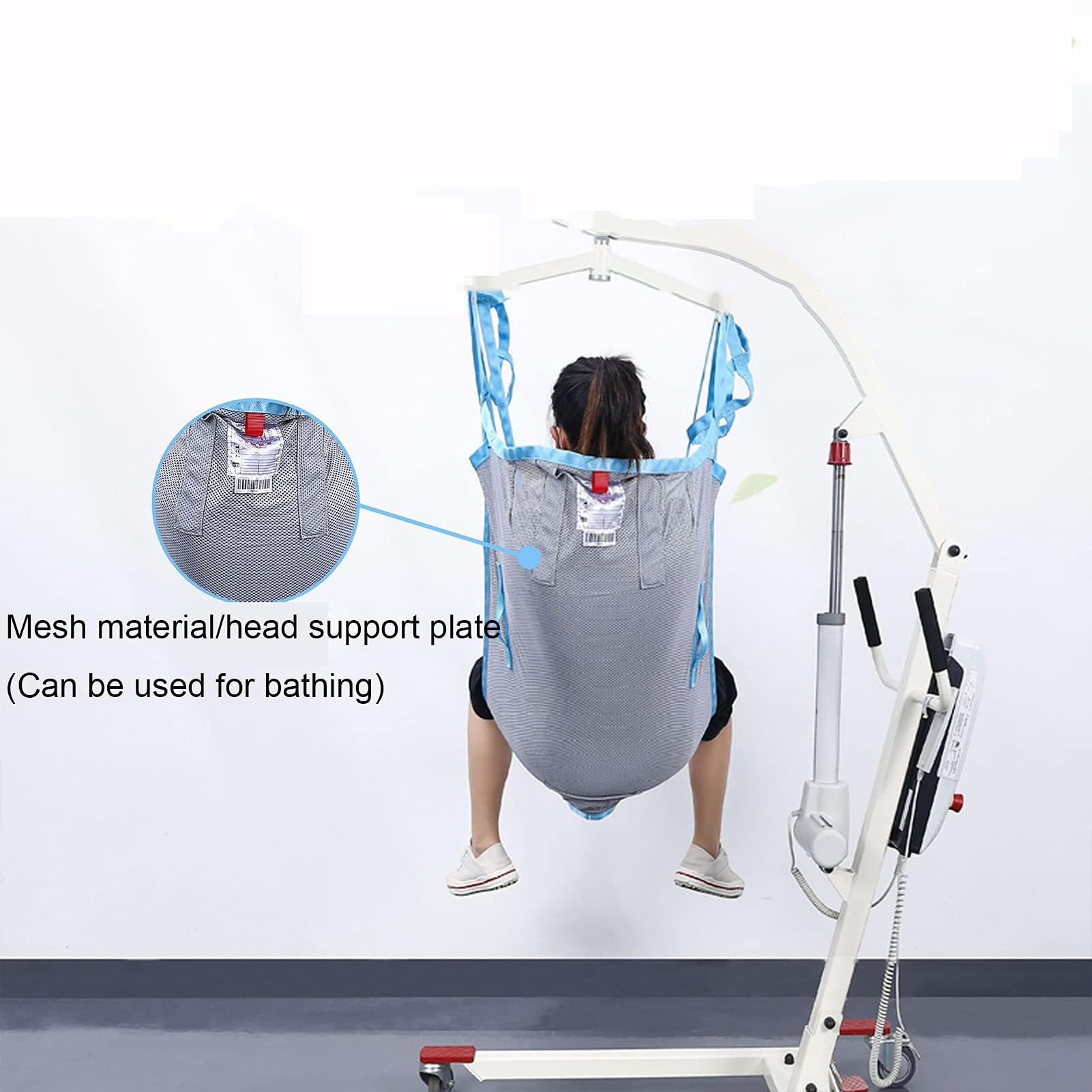 Arnés de elevación de cuerpo completo para pacientes, arnés para transferencia de pacientes, grúa elevadora para pacientes, arnés para transferencias, grúa para personas discapacitadas para enfermer