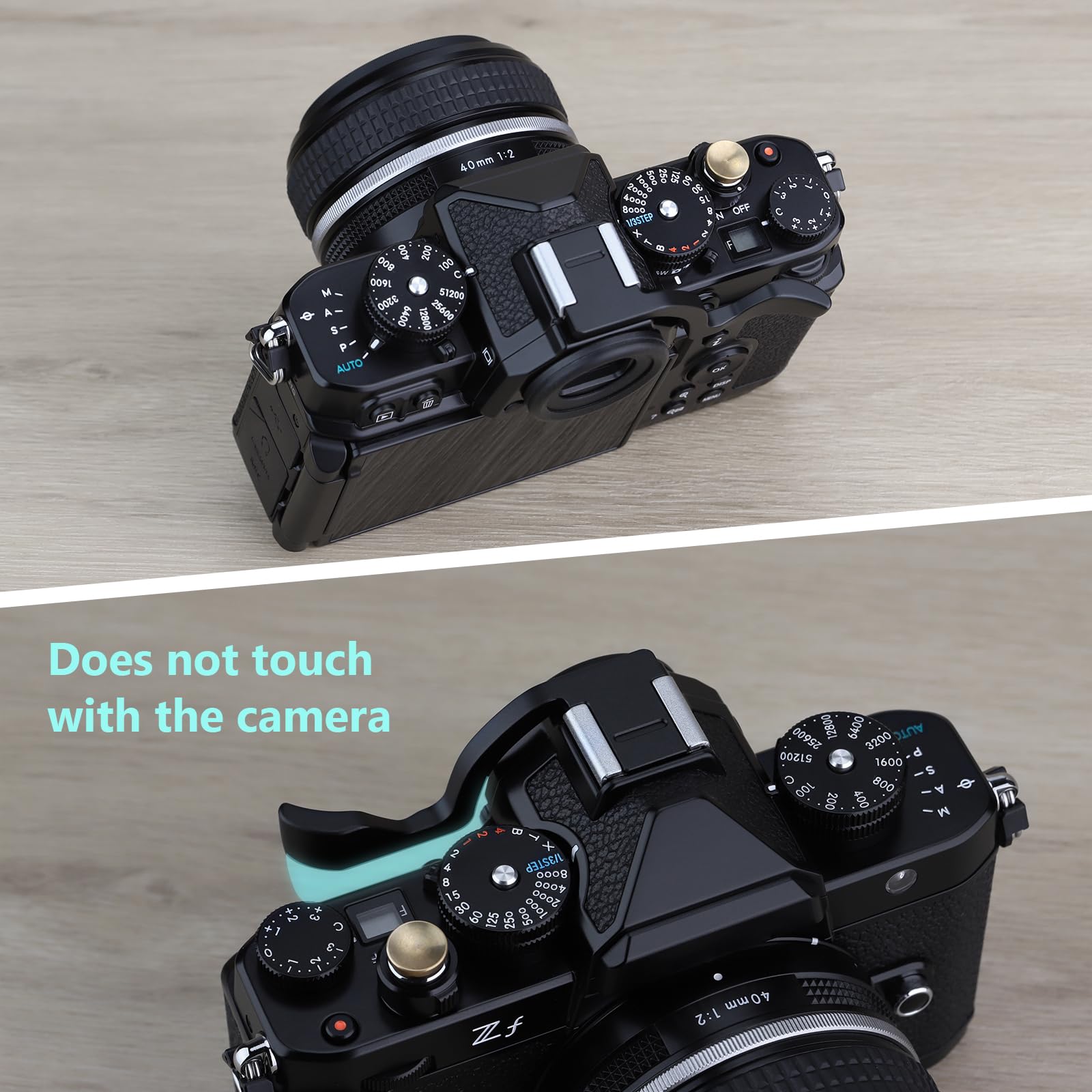 Amazon | Haoge メタルサムアップレスト ハンドグリップ Nikon Zf ZF