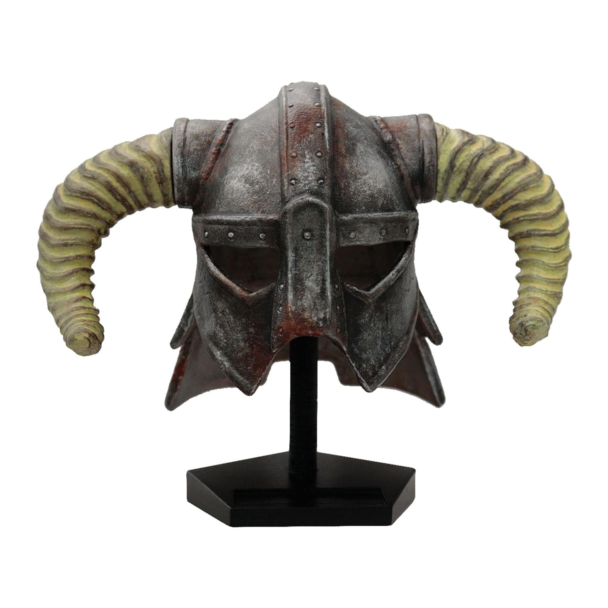 The Elder Scrolls V: Skyrim Dragonborn Iron Helmet Replica – Officially Licensed Collectible, Hand-Painted Resin, Limited Edition (5,000) with Display Stand