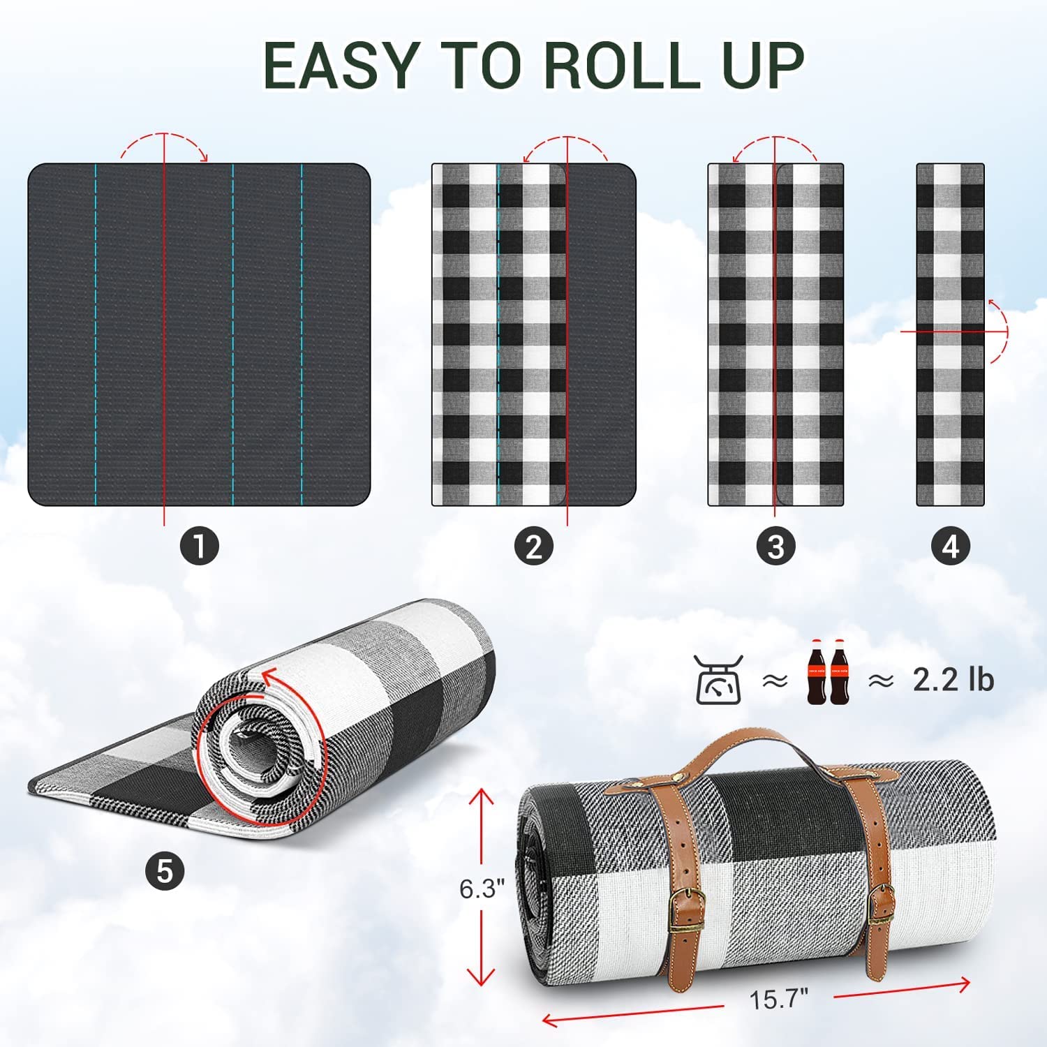 Picnic Outdoor Blankets Waterproof Large - Beach Mat | Ubuy