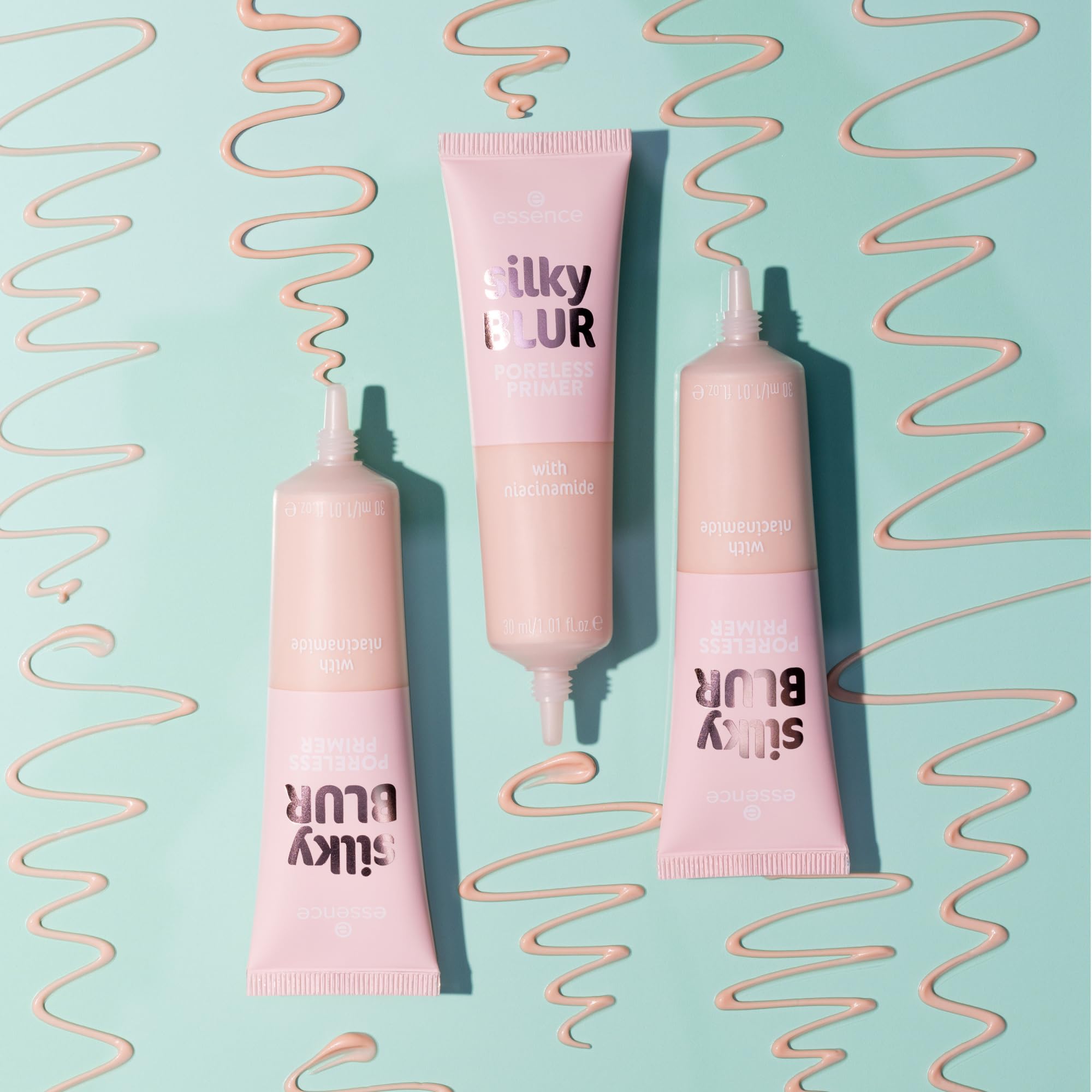 essence | Silky Blur Poreless Primer | Skin-Smoothing & Pore-Blurring| Infused with Niacinamide | Vegan & Cruelty Free