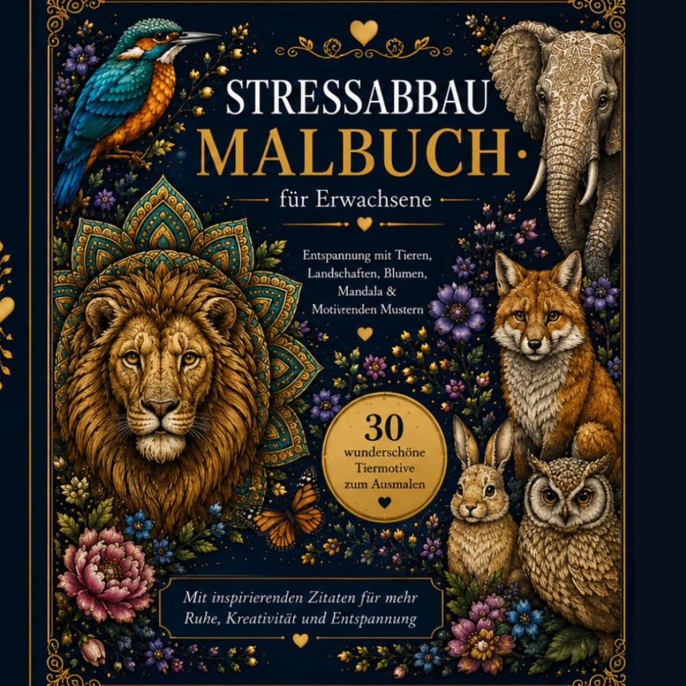 Malbuch für Erwachsene: Zum Stressabbau und Entspannung- Mandalas zum Ausmalen