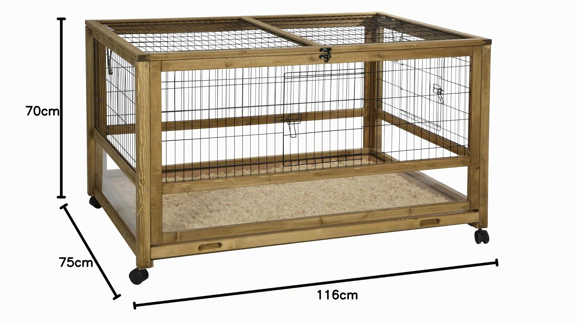 Kerbl Pet Kleintierkäfig Indoor Space 116 x 75 x 70 cm