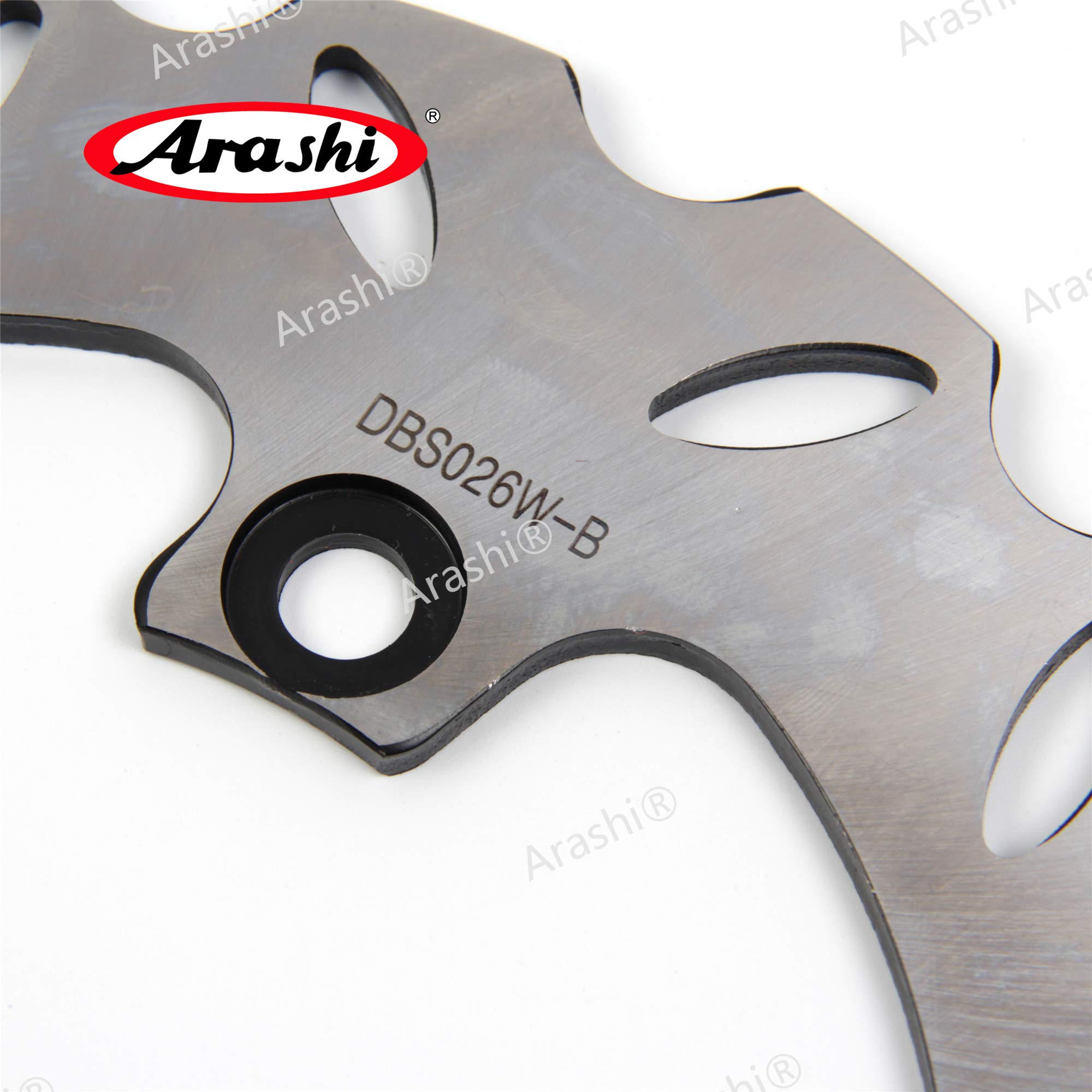 Arashi Disco Freno Posteriore per Kawa.saki ER6N ER6F 2006-2015, KLE Versy-s 650 2007-2014, Z750 2004-2006, Accessori di ricambio per moto