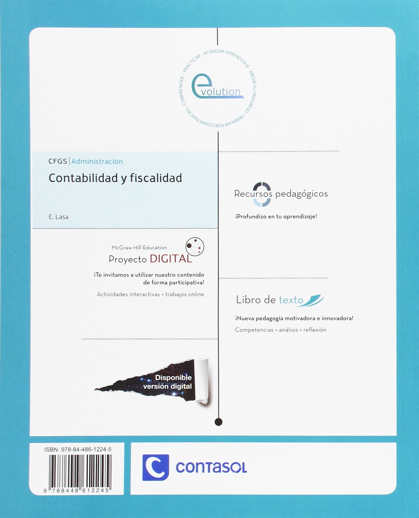 LA Contabilidad y fiscalidad GS. Libro alumno. - 9788448612245