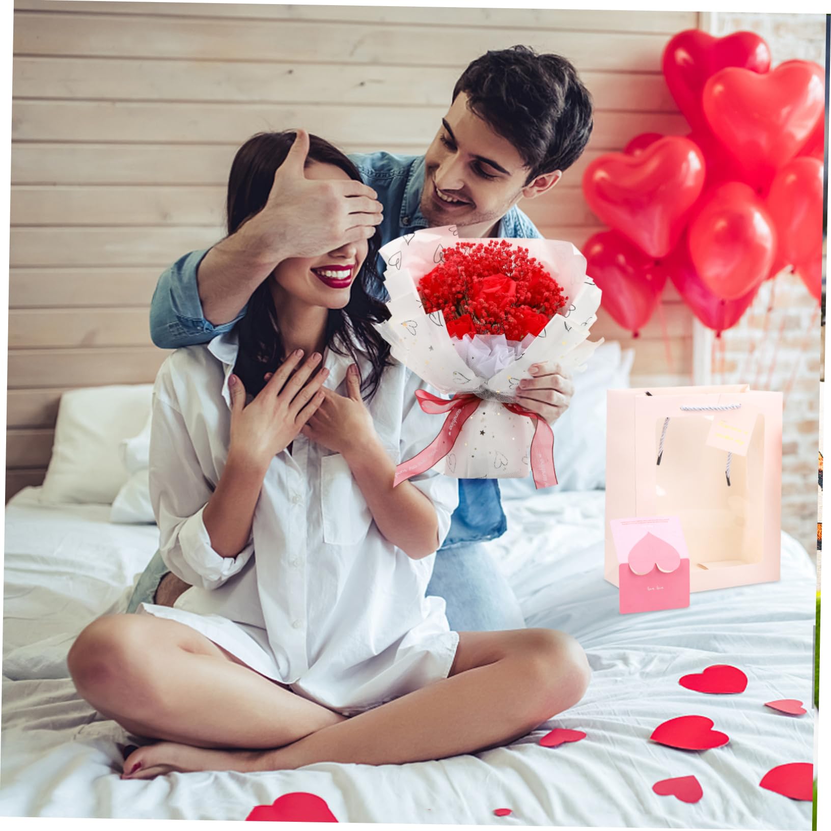 ABOOFAN Lot De 2 Bouquets De Gypsophile Artificielle Séchée Idéal pour Un Mariage Ou Une Petite Amie