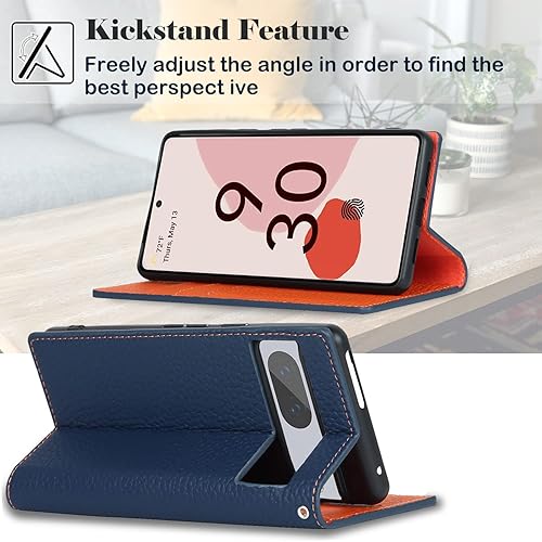 Miniatura 10 de Havaya Funda tipo cartera para Google Pixel 6a con tarjetero y tarjetero, funda para teléfono Pixel 6a para mujer, funda con tapa para Google 6a con