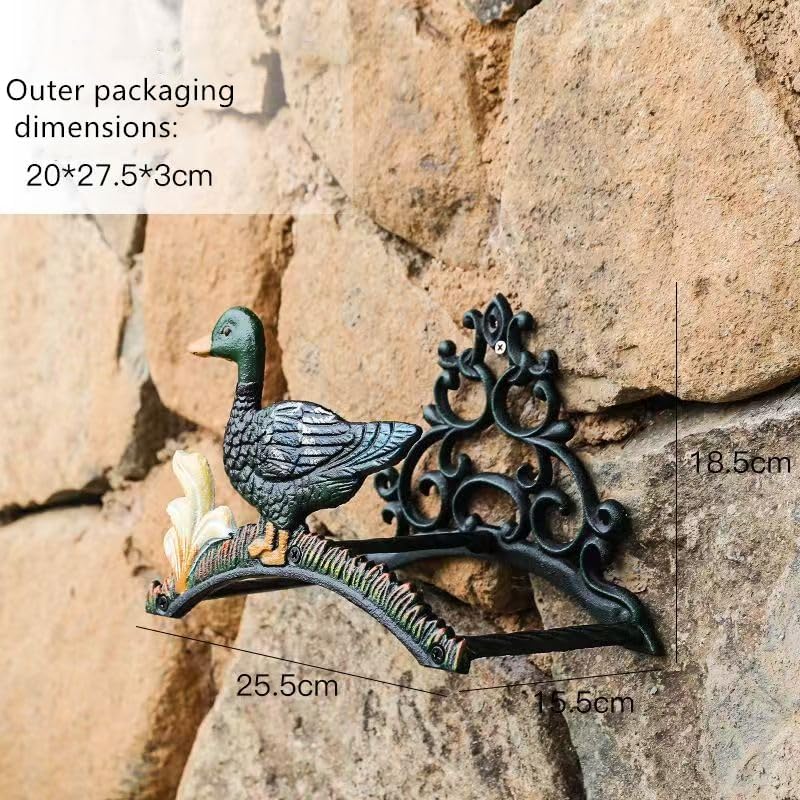 Garden Hose Holder Green Dolphin Mermaid Water Pipe Rack for Yard/Villa/Farmhouse Decor, Cast Iron Retro Hose Hanger Stand