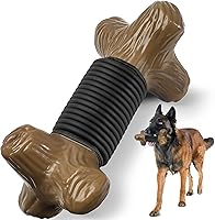 Vista 1 de Juguetes duraderos para perros grandes, juguetes masticables agresivos para perros grandes, juguete masticable para perros de raza mediana y grande