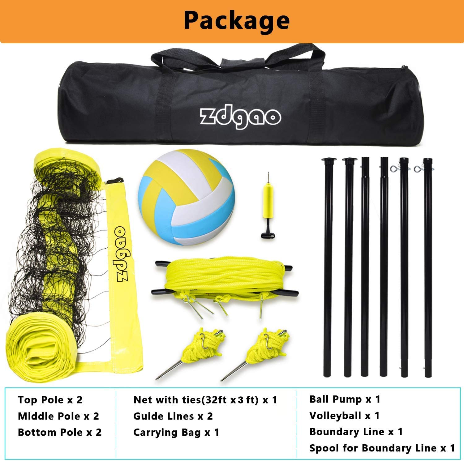 Net Line Set Beach Volleyball Volleyball Lines For Sand Net System With 4 Sand ...