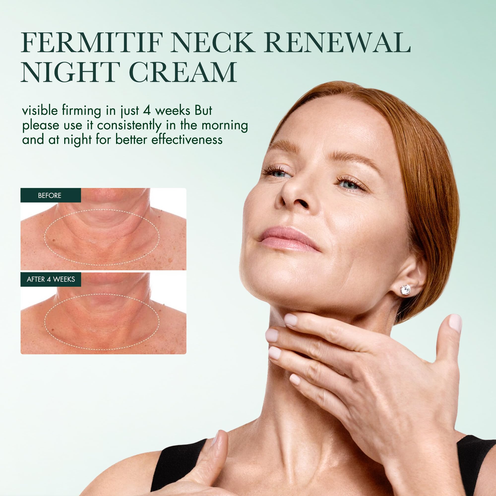 RéVive Neck Firming Cream - Fermitif Neck Renewal Night Cream - Enriched with Signature Bio-Renewal Peptides to Firm & Lift Skin On the Neck and Décolletage (75ml)