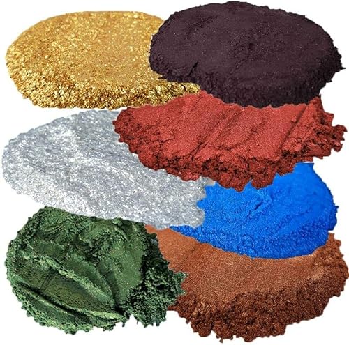 Miniatura 30 de PolyColor - Polvo de mica para kits de resina epoxi, 0.51 oz, 0.51 onzas, efecto metálico, pigmento en polvo para fundición de resina, artes